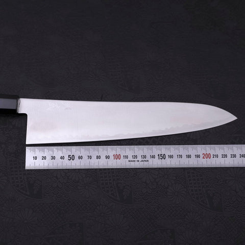 Gyuto HAP-40 Polished Buffalo Ebony Handle 240mm-[Musashi]-[Japanese-Kitchen-Knives]