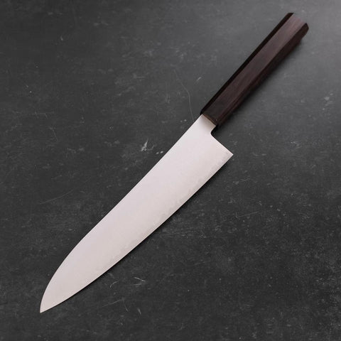 Gyuto HAP-40 Polished Ebony Handle 210mm-[Musashi]-[Japanese-Kitchen-Knives]