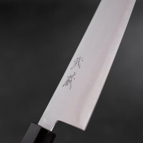 Gyuto HAP-40 Polished Ebony Handle 210mm-[Musashi]-[Japanese-Kitchen-Knives]