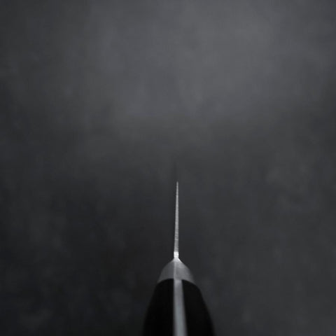 Gyuto Molybdenum Polished Western Black Handle 180mm-[Musashi]-[Japanese-Kitchen-Knives]