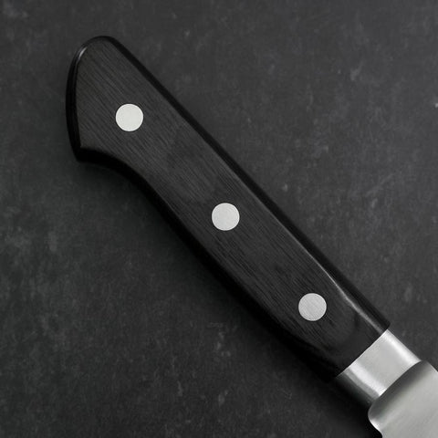 Gyuto Molybdenum Polished Western Black Handle 180mm-[Musashi]-[Japanese-Kitchen-Knives]