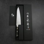 Gyuto Molybdenum Polished Western Black Handle 180mm-[Musashi]-[Japanese-Kitchen-Knives]