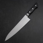 Gyuto Molybdenum Polished Western Black Handle 210mm-[Musashi]-[Japanese-Kitchen-Knives]