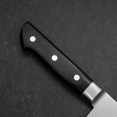 Gyuto Molybdenum Polished Western Black Handle 240mm-[Musashi]-[Japanese-Kitchen-Knives]