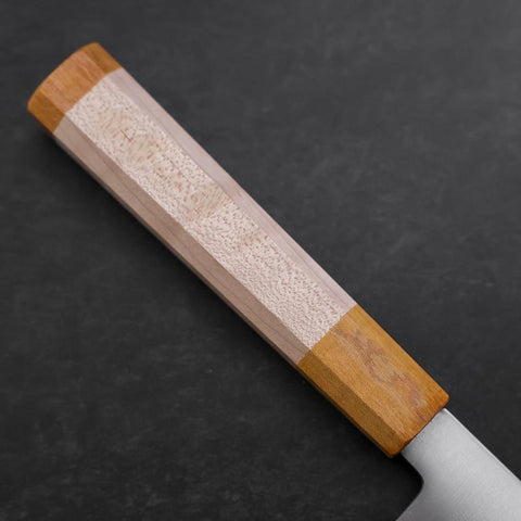 Gyuto SG-2 Polished Yellow Maple Handle 210mm-[Musashi]-[Japanese-Kitchen-Knives]