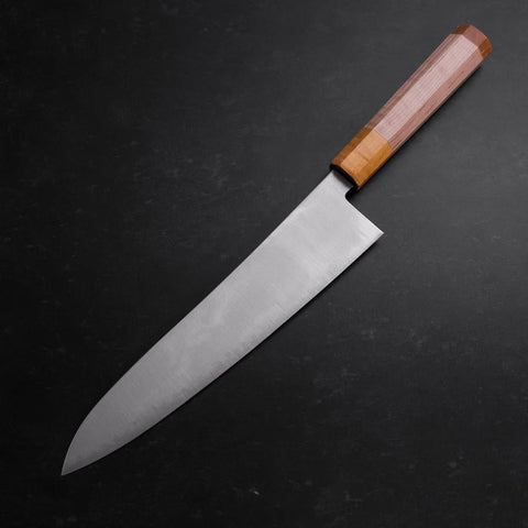 Gyuto SG-2 Polished Yellow Maple Handle 240mm-[Musashi]-[Japanese-Kitchen-Knives]