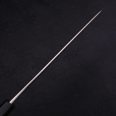 Gyuto SKD11 Nashiji Buffalo Ebony Handle 240mm-[Musashi]-[Japanese-Kitchen-Knives]
