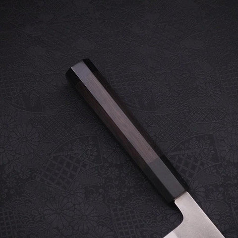 Gyuto SKD11 Nashiji Buffalo Ebony Handle 240mm-[Musashi]-[Japanese-Kitchen-Knives]