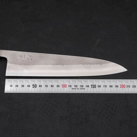 Gyuto SKD11 Nashiji Ebony Handle 210mm-[Musashi]-[Japanese-Kitchen-Knives]