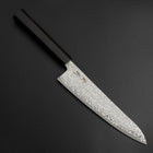 Gyuto SLD Black Damascus Ebony Handle 195mm (7.7”)-[Musashi]-[Japanese-Kitchen-Knives]