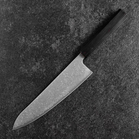 Gyuto SLD Black Damascus Ebony Handle 210mm (8.3”)-[Musashi]-[Japanese-Kitchen-Knives]