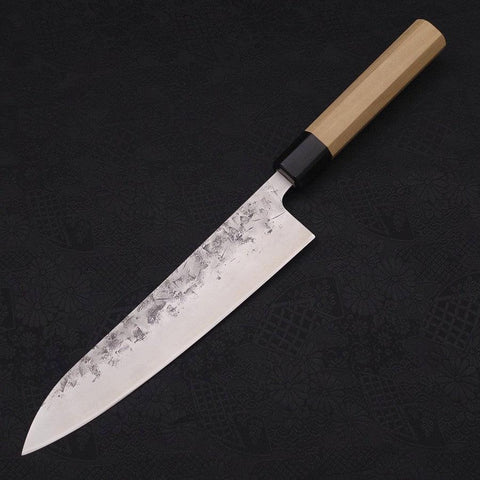 Gyuto SLD Nashiji Washi Buffalo Magnolia Handle 210mm-[Musashi]-[Japanese-Kitchen-Knives]