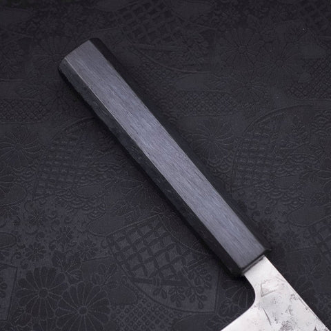 Gyuto SLD Nashiji Washi Dark Blue Urushi Handle 240mm (9.4”)-[Musashi]-[Japanese-Kitchen-Knives]