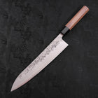 Gyuto SLD Nashiji Washi Walnut Handle 240mm-[Musashi]-[Japanese-Kitchen-Knives]