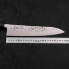 Gyuto SLD Nashiji Washi Walnut Handle 240mm-[Musashi]-[Japanese-Kitchen-Knives]