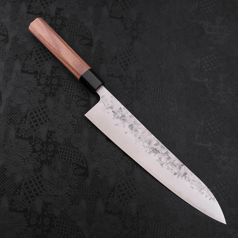 Gyuto SLD Nashiji Washi Walnut Handle 240mm-[Musashi]-[Japanese-Kitchen-Knives]