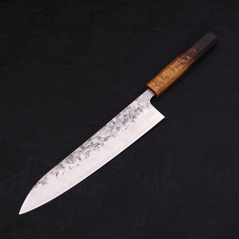 Gyuto SLD Nashiji Washi Yaki Urushi Handle 240mm-[Musashi]-[Japanese-Kitchen-Knives]