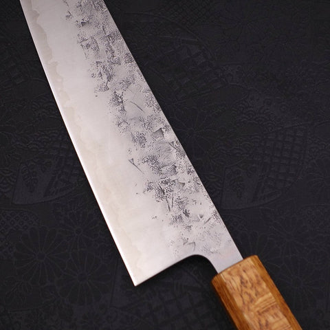 Gyuto SLD Nashiji Washi Yaki Urushi Handle 240mm-[Musashi]-[Japanese-Kitchen-Knives]