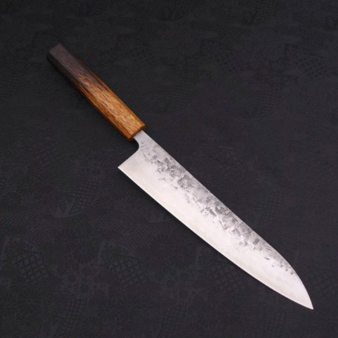 Gyuto SLD Nashiji Washi Yaki Urushi Handle 240mm-[Musashi]-[Japanese-Kitchen-Knives]