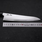 Gyuto SLD Polished Buffalo Walnut Handle 195mm-[Musashi]-[Japanese-Kitchen-Knives]