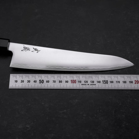 Gyuto SLD Polished Buffalo Walnut Handle 195mm-[Musashi]-[Japanese-Kitchen-Knives]