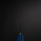 Gyuto SLD Wave Nickel Damascus Blue Urushi Handle 180mm-[Musashi]-[Japanese-Kitchen-Knives]