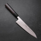 Gyuto SLD Wave Nickel Damascus Buffalo Ebony Handle 180mm-[Musashi]-[Japanese-Kitchen-Knives]