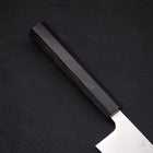 Gyuto SLD Wave Nickel Damascus Buffalo Ebony Handle 210mm-[Musashi]-[Japanese-Kitchen-Knives]