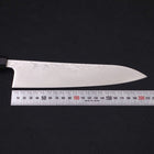 Gyuto SLD Wave Nickel Damascus Buffalo Ebony Handle 210mm-[Musashi]-[Japanese-Kitchen-Knives]