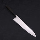 Gyuto SLD Wave Nickel Damascus Buffalo Ebony Handle 240mm-[Musashi]-[Japanese-Kitchen-Knives]