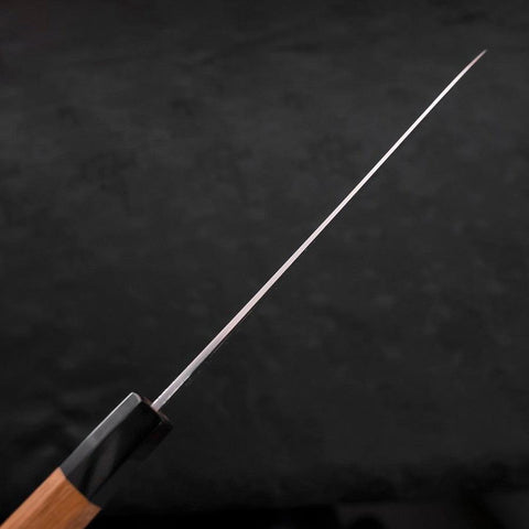 Gyuto SLD Wave Nickel Damascus Buffalo Teak Handle 210mm-[Musashi]-[Japanese-Kitchen-Knives]