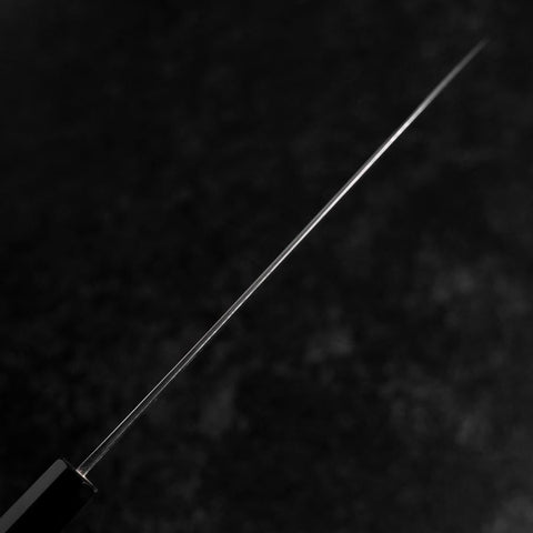 Gyuto SLD Wave Nickel Damascus Buffalo Walnut Handle 210mm (8.3”)-[Musashi]-[Japanese-Kitchen-Knives]
