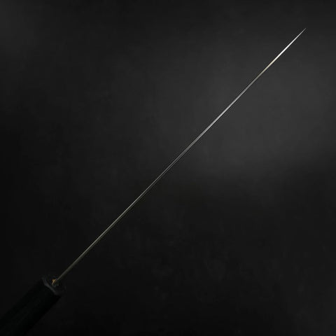 Gyuto SLD Wave Nickel Damascus Dark Blue Urushi Handle 240mm-[Musashi]-[Japanese-Kitchen-Knives]