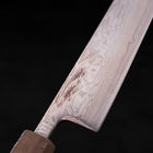 Gyuto SLD Wave Nickel Damascus White Urushi Handle 210mm-[Musashi]-[Japanese-Kitchen-Knives]