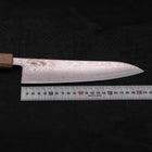 Gyuto SLD Wave Nickel Damascus White Urushi Handle 210mm-[Musashi]-[Japanese-Kitchen-Knives]