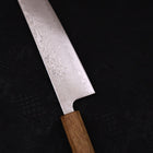 Gyuto SLD Wave Nickel Damascus Yaki Urushi Handle 210mm-[Musashi]-[Japanese-Kitchen-Knives]