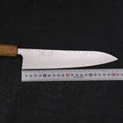 Gyuto SLD Wave Nickel Damascus Yaki Urushi Handle 210mm-[Musashi]-[Japanese-Kitchen-Knives]