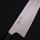 Gyuto Silver Steel #3 Damascus Buffalo Ebony Handle 240mm-[Musashi]-[Japanese-Kitchen-Knives]