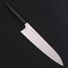 Gyuto Silver Steel #3 Damascus Buffalo Ebony Handle 240mm-[Musashi]-[Japanese-Kitchen-Knives]
