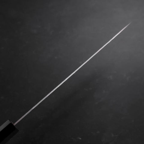 Gyuto Silver Steel #3 Nashiji Buffalo Walnut Handle 210mm-[Musashi]-[Japanese-Kitchen-Knives]