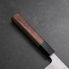 Gyuto Silver Steel #3 Nashiji Buffalo Walnut Handle 210mm-[Musashi]-[Japanese-Kitchen-Knives]