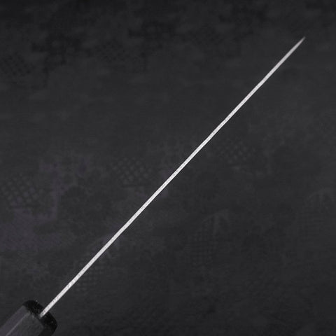 Gyuto Silver Steel #3 Nashiji Dark Blue Urushi Handle 210mm-[Musashi]-[Japanese-Kitchen-Knives]