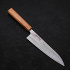 Gyuto Silver Steel #3 Nashiji Oak Handle 180mm-[Musashi]-[Japanese-Kitchen-Knives]
