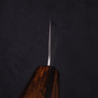 Gyuto Silver Steel #3 Nashiji Sumi Urushi Handle 240mm-[Musashi]-[Japanese-Kitchen-Knives]