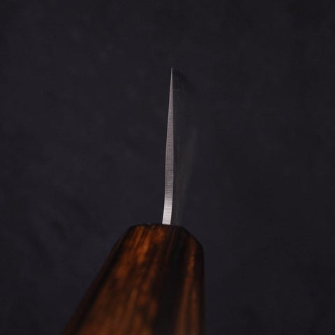 Gyuto Silver Steel #3 Nashiji Sumi Urushi Handle 240mm-[Musashi]-[Japanese-Kitchen-Knives]