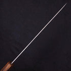 Gyuto Silver Steel #3 Nashiji Sumi Urushi Handle 240mm-[Musashi]-[Japanese-Kitchen-Knives]