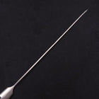 Gyuto Silver Steel #3 Nashiji Western Black Handle 210mm (8.3”)-[Musashi]-[Japanese-Kitchen-Knives]
