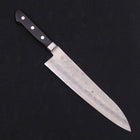Gyuto Silver Steel #3 Nashiji Western Black Handle 210mm (8.3”)-[Musashi]-[Japanese-Kitchen-Knives]