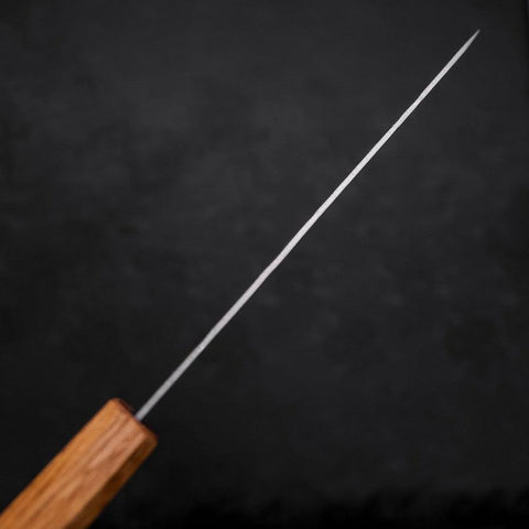Gyuto Silver Steel #3 Nashiji Yaki Urushi Handle 180mm-[Musashi]-[Japanese-Kitchen-Knives]