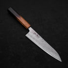 Gyuto Silver Steel #3 Nashiji Yaki Urushi Handle 180mm-[Musashi]-[Japanese-Kitchen-Knives]